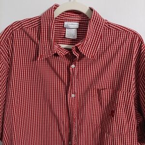 Disney Red Checkered Casual Shirt